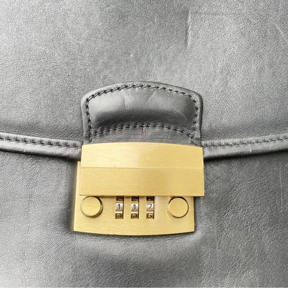 Coach Black Leather Laptop Bag - Picture 3 of 12